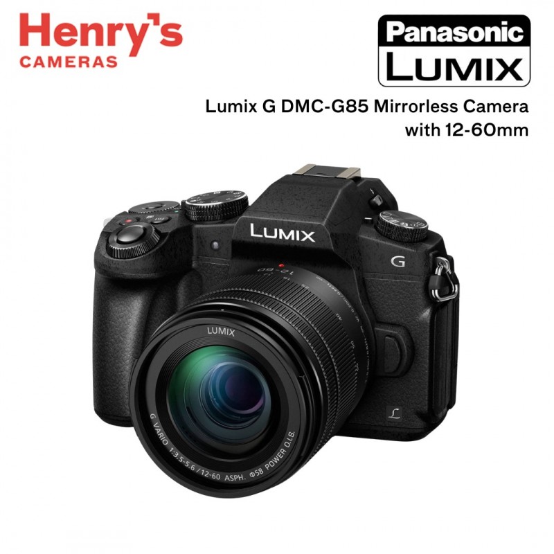 PANASONIC LUMIX G DMCG85 MIRRORLESS CAMERA (W/ 1260)